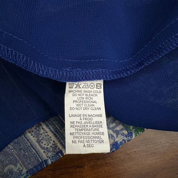 RAMY BROOK Patchwork Printed Paris Mini Dress in Blue Patchwork - Picture 12 of 13